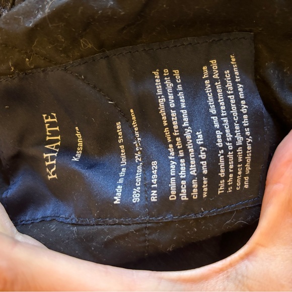 Khaite Kassandra Black Jeans - Picture 4 of 5